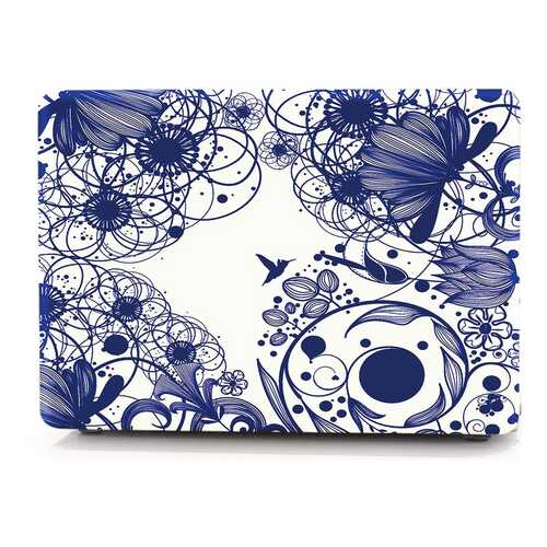 Чехол для Macbook Pro 15 i-Blason Cover Retina blue line flowers в Том Фарр