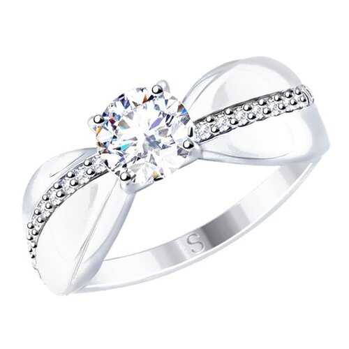 Кольцо женское SOKOLOV из серебра со Swarovski Zirconia 89010107 р.17 в Том Фарр