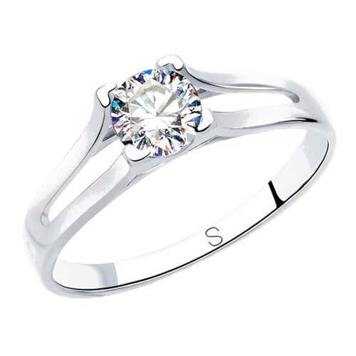 Кольцо женское SOKOLOV из серебра со Swarovski Zirconia 89010119 р.18.5 в Том Фарр
