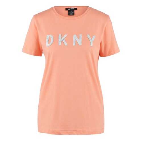 Футболка женская DKNY P0AH6CNA оранжевая M в Том Фарр