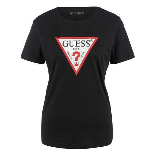 Футболка женская Guess W0YI57-K8HM0 черная M в Том Фарр